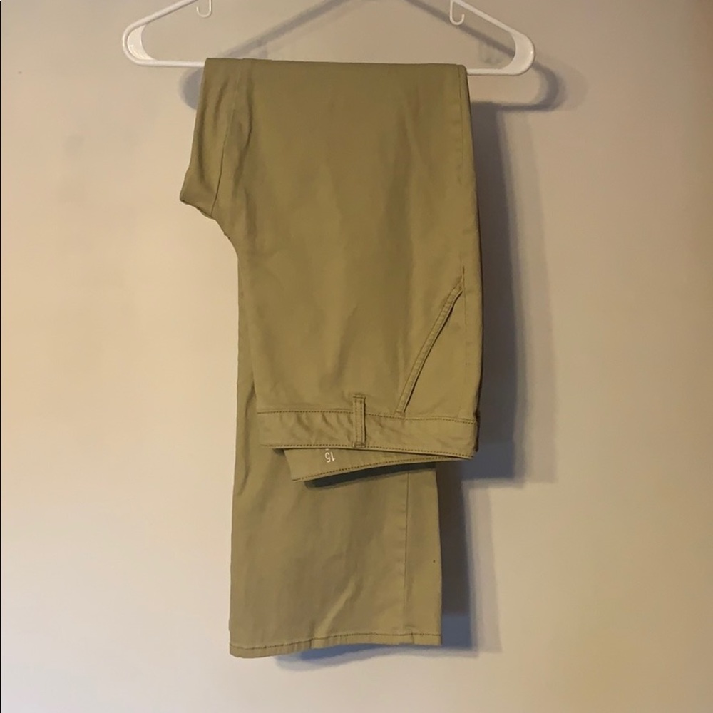Bootcut Size 15 Khakis